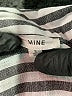 Mine 100% Polyester Stripes Black Sleeveless Blouse Size S - photo 7