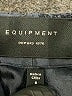 Equipment Solid Black Blue Dress Pants Size 8 - photo 6