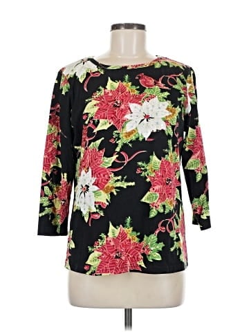 Collections etc. 3/4 Sleeve T-Shirt (view 1)
