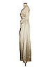 Birdy Grey 100% Polyester Metallic Gold Cocktail Dress Size M - photo 5