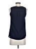 ModCloth 100% Polyester Blue Sleeveless Blouse Size XS - photo 2