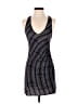 Viereck Graphic Gray Cocktail Dress Size XS - photo 1