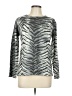Ziani Couture Animal Print Silver Pullover Sweater Size L - photo 1