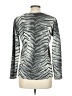 Ziani Couture Animal Print Silver Pullover Sweater Size L - photo 2