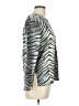 Ziani Couture Animal Print Silver Pullover Sweater Size L - photo 4