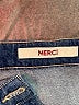 Merci Chevron-herringbone Blue Jeans Size 25 waist - photo 7
