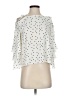 Vince Camuto Polka Dots White 3/4 Sleeve Blouse Size S - photo 1