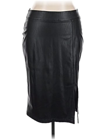 Forever Audrey Faux Leather Skirt (view 1)