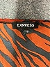Express 100% Polyester Animal Print Brown Casual Dress Size S - photo 7