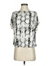 Veronica M. Silver Short Sleeve Blouse Size S - photo 1