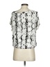 Veronica M. Silver Short Sleeve Blouse Size S - photo 2