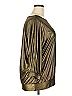 Draper's & Damon's Metallic Gold 3/4 Sleeve Blouse Size 2X - photo 4