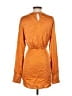 Hello Molly 100% Polyester Orange Casual Dress Size 4 - photo 2