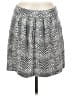 Tart Chevron-herringbone Silver Casual Skirt Size M - photo 1