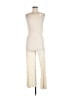 Elan Solid Ivory Jumpsuit Size M - photo 1