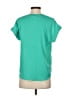 Mine 100% Polyester Teal Short Sleeve Blouse Size S - photo 2