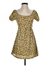 Assorted Brands Hearts Yellow Casual Dress Size 0 - photo 1