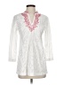 Lilly Pulitzer White 3/4 Sleeve Blouse Size XS - photo 1