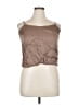 ABLE 100% Viscose Brown Tank Top Size XL - photo 1