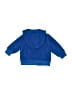Carter's 100% Polyester Solid Blue Zip Up Hoodie 0-3 MO / 3 MO - photo 2