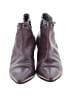 Sigerson Morrison Burgundy Ankle Boots Size 9 1/2 - photo 2