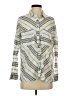 O'Neill 100% Cotton Stripes Ivory Long Sleeve Button-Down Shirt Size XS - photo 1
