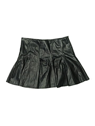 French Kiss Faux Leather Skirt (view 1)