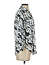 Pilcro 100% Modal Animal Print Silver Long Sleeve Blouse Size XXS - photo 4