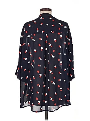 Cubism 3/4 Sleeve Blouse (view 2)