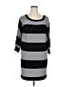Norma Kamali Stripes Gray Casual Dress Size XL - photo 1
