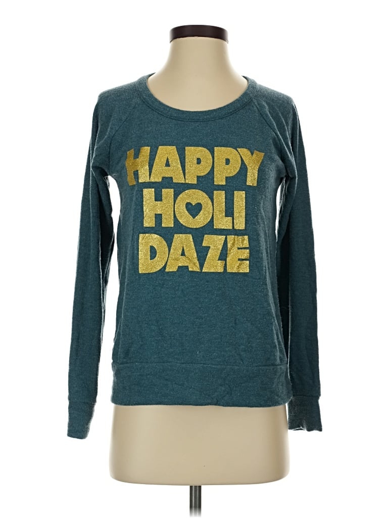 Pre-owned Chaser Pullover Sweater In Blue