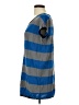 Si-iae Stripes Blue Short Sleeve Top Size M - photo 5