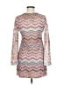 Ruby Rox Chevron-herringbone Pink Casual Dress Size M - photo 2