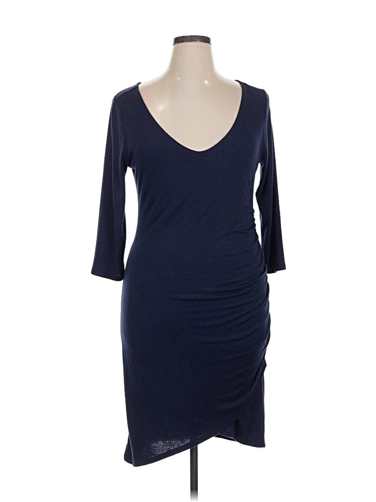 Pre-owned Free Press Cocktail Dress In Blue