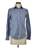 Craig Taylor Blue Long Sleeve Button-Down Shirt Size XS - photo 1