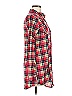 Passport 100% Polyester Plaid Red Casual Dress Size M - photo 4