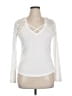 Self Esteem Ivory Long Sleeve Top Size XL - photo 1