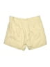 BCBGMAXAZRIA Solid Yellow Khaki Shorts Size 6 - photo 2