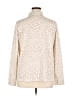 Emily Daniels Animal Print Ivory Turtleneck Sweater Size XL - photo 2