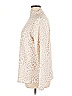 Emily Daniels Animal Print Ivory Turtleneck Sweater Size XL - photo 5