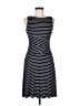Bailey 44 Stripes Black Casual Dress Size M (petite) - photo 1