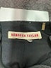 Rebecca Taylor Chevron-herringbone Gray Wool Skirt Size 0 - photo 4