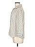 Covington 100% Polyester Stripes Ivory 3/4 Sleeve Blouse Size L - photo 5