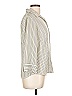 Covington 100% Polyester Stripes Ivory 3/4 Sleeve Blouse Size L - photo 4