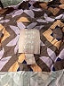 Assorted Brands 100% Viscose Print Brown Purple Short Sleeve Blouse Size S - photo 7