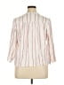 Splendid Stripes Ivory 3/4 Sleeve Blouse Size XL - photo 2