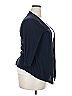 Meaneor 100% Polyester Blue Cardigan Size XXL - photo 4