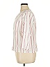 Splendid Stripes Ivory 3/4 Sleeve Blouse Size XL - photo 5