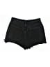 Monrow Hearts Black Denim Shorts Size UK 10 / US 6 - photo 2