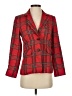 Tara Jarmon Plaid Red Blazer Size EU (FR) 36 / US 4 - photo 1